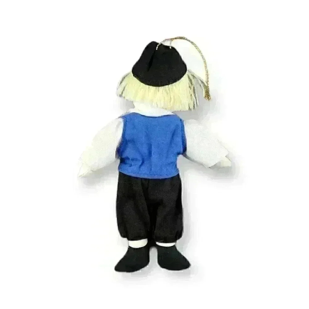 Vintage Czech Boy Kroj Outfit Bavarian Eastern European Doll Christmas Ornament - Picture 2 of 6
